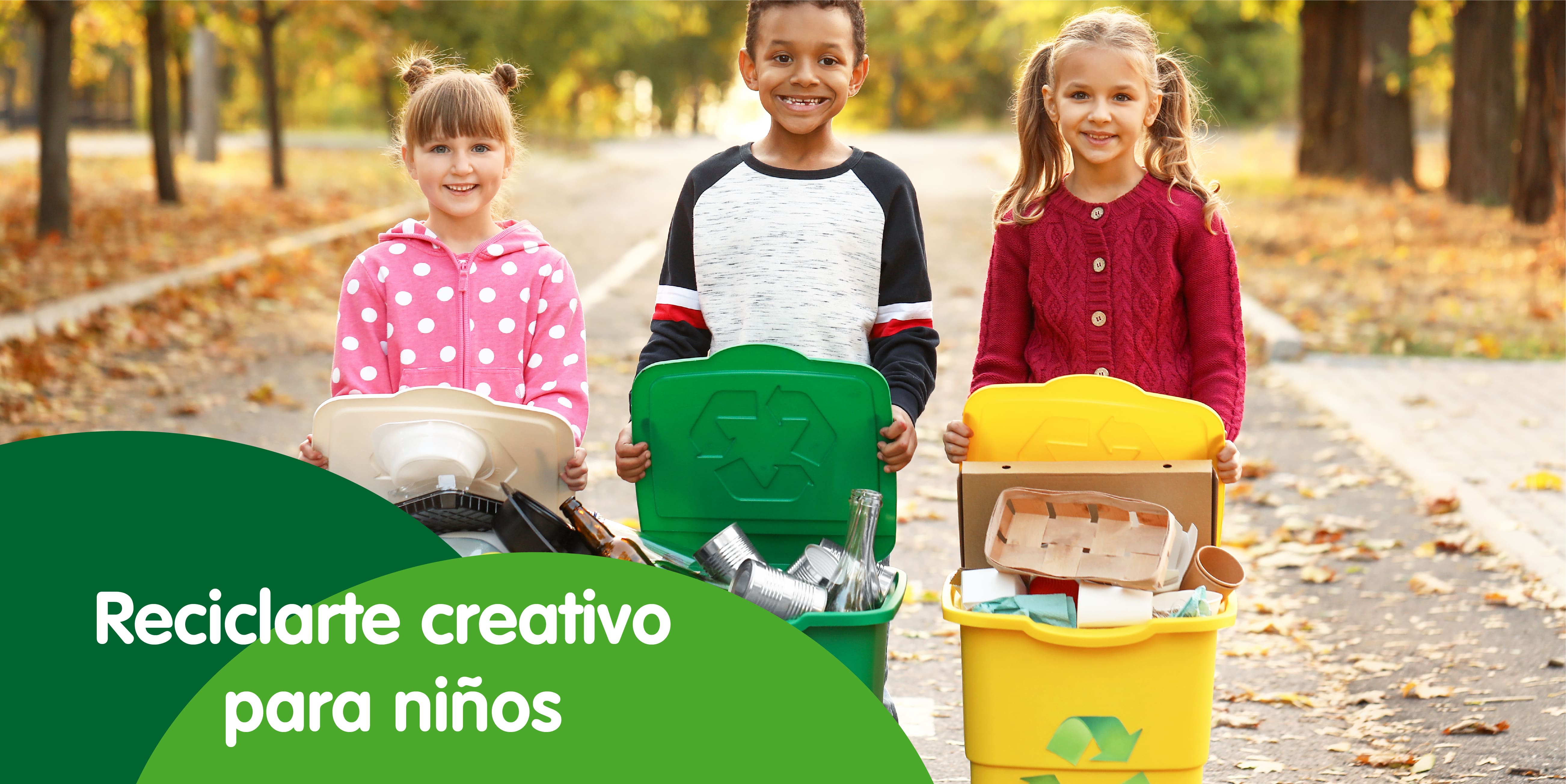 Reciclarte creativo para niños